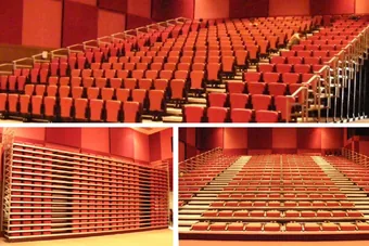 Retractable seating by PSB at Shah Alam Convention Centre