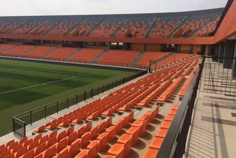 Stadium seating by PSB at Stadium Felda Jengka