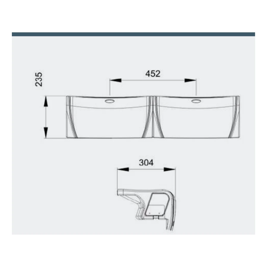 PSB-PB-E1 (Bleacher) technical drawing