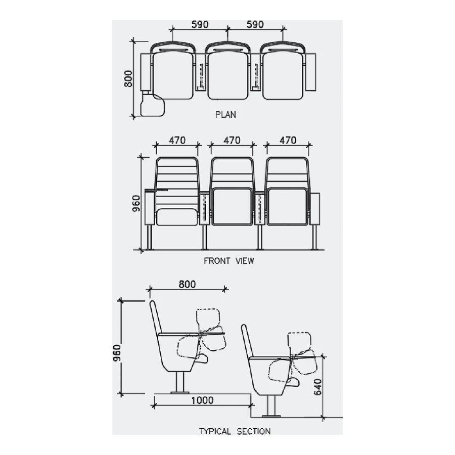 PSB-AW-04 technical drawing