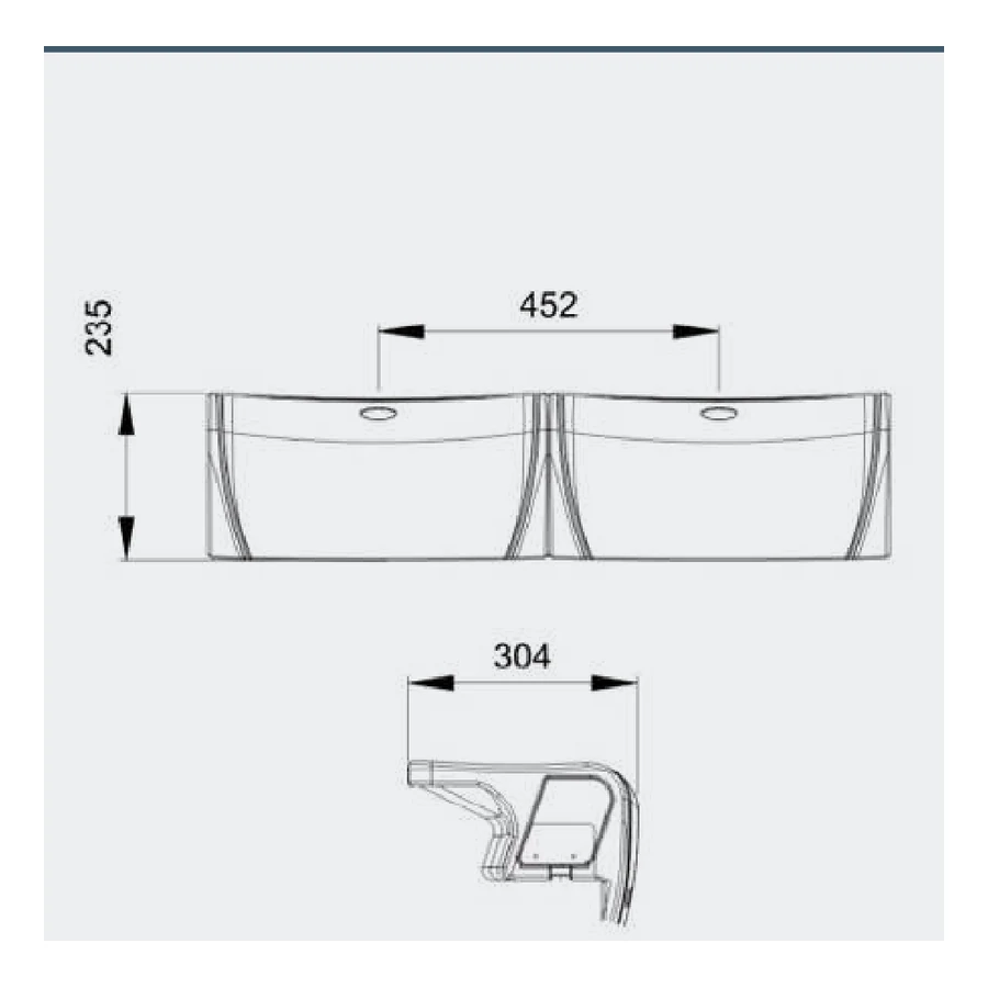 PSB-E1-R technical drawing
