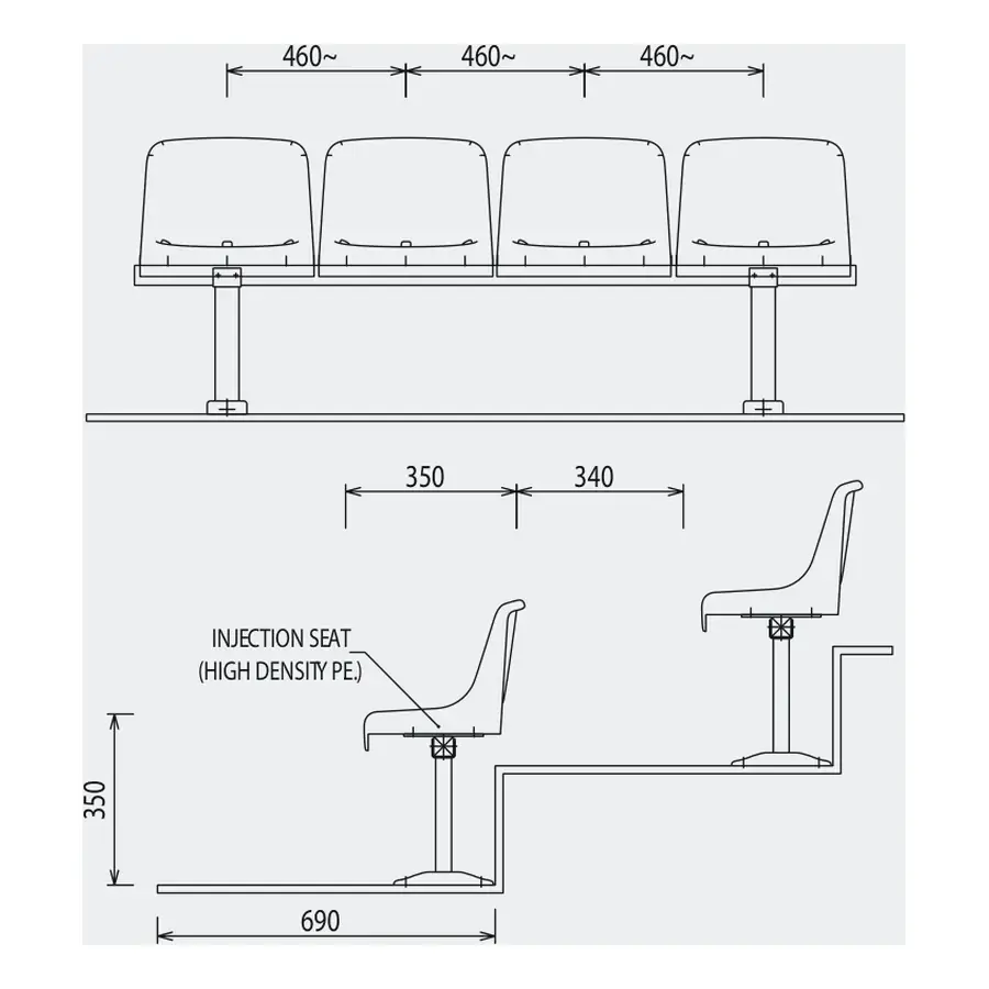 PSB-PB-F10 technical drawing