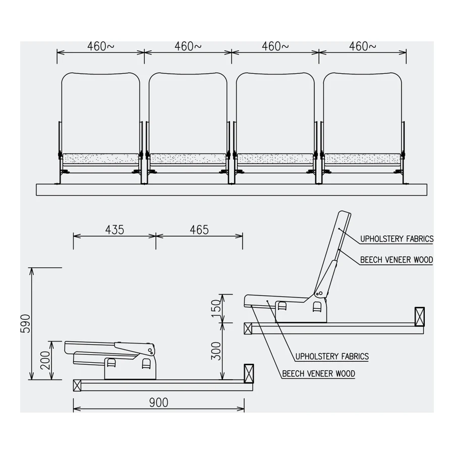 PSB-WF technical drawing